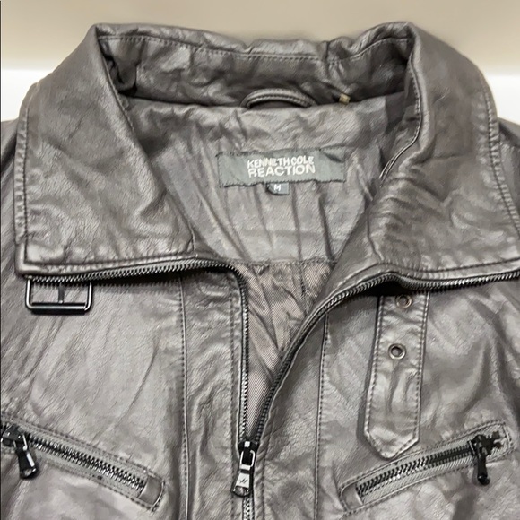Kenneth Cole Reaction Leather Jacket - Picture 2 of 4